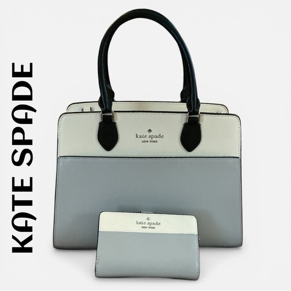 kate spade Handbags - NEW-KATE SPADE MADISON COLORBLOCK SAFFIANO LEATHER MEDIUM SATCHEL & BILFOLD.